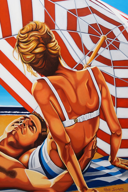 UNDER THE STRIPED UMBRELLA